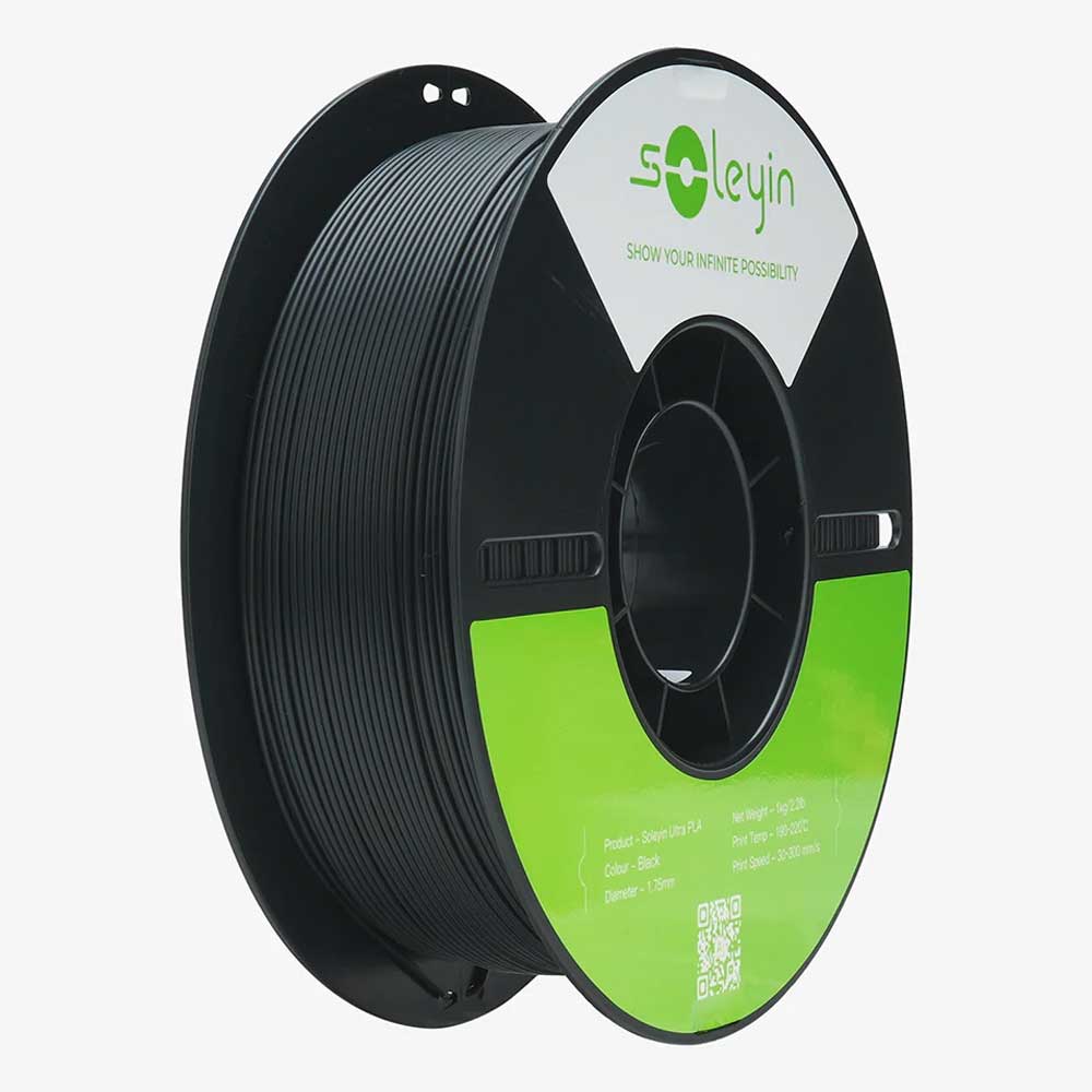 Creality Soleyin Ultra PLA filament 1,75 mm, crni, 1 kg