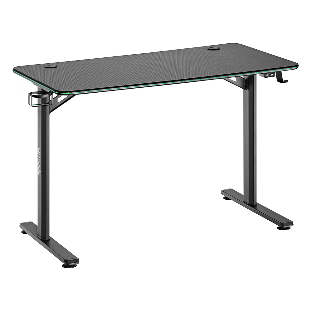 Spawn AstroDeck gejmerski sto 113 × 60 cm sa RGB LED osvetljenjem