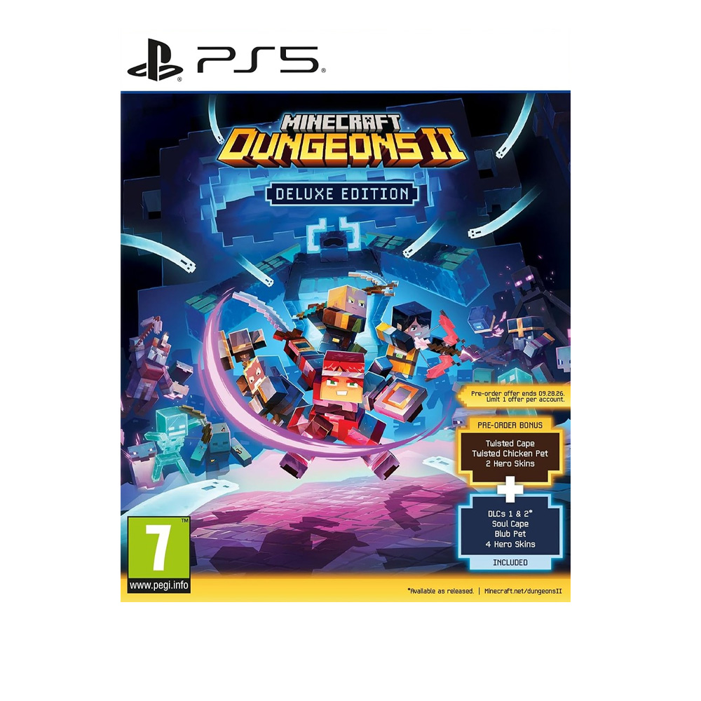 Minecraft Dungeons II Deluxe Edition, PS5 igra