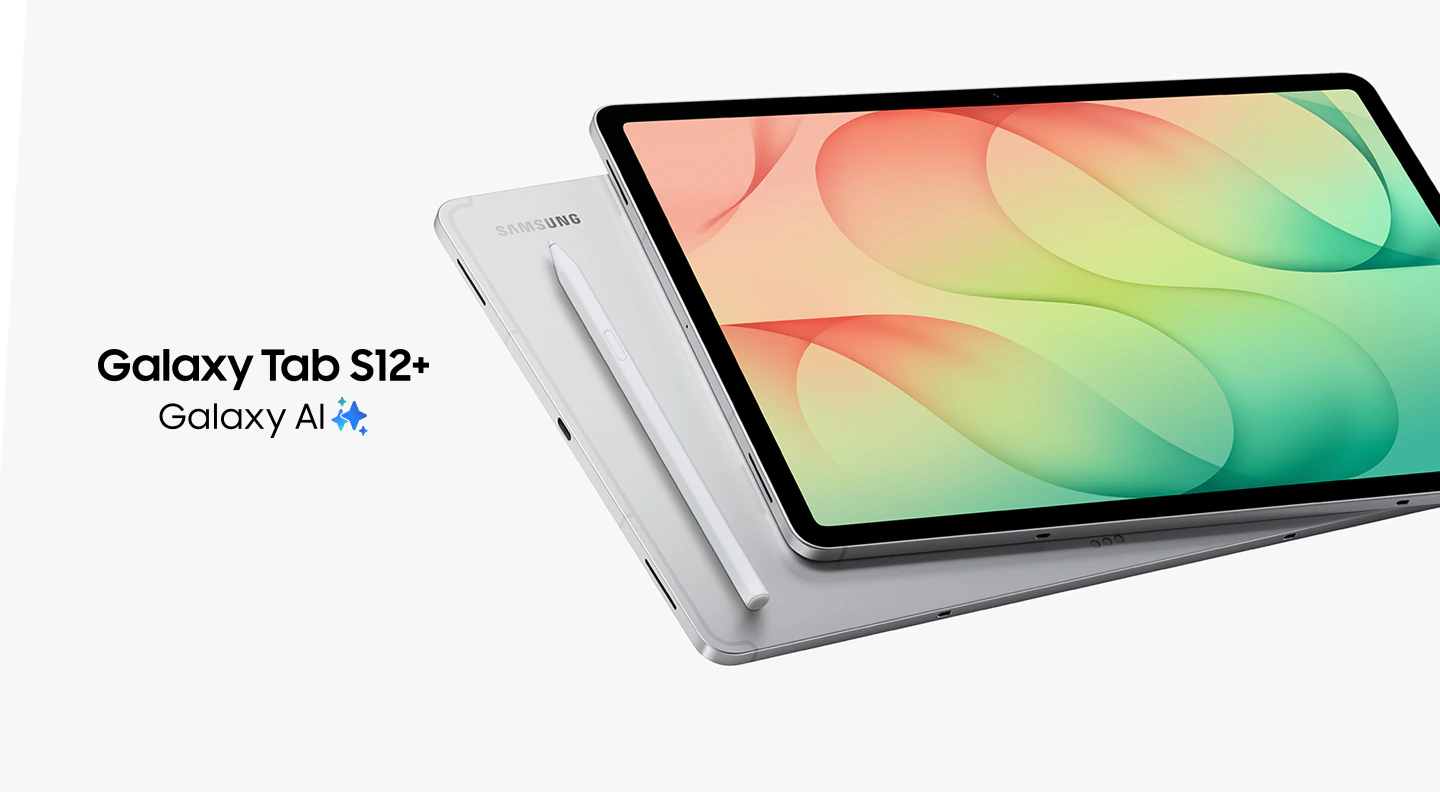 Samsung Galaxy Tab S12+ 5G 12/256 GB sivi tablet