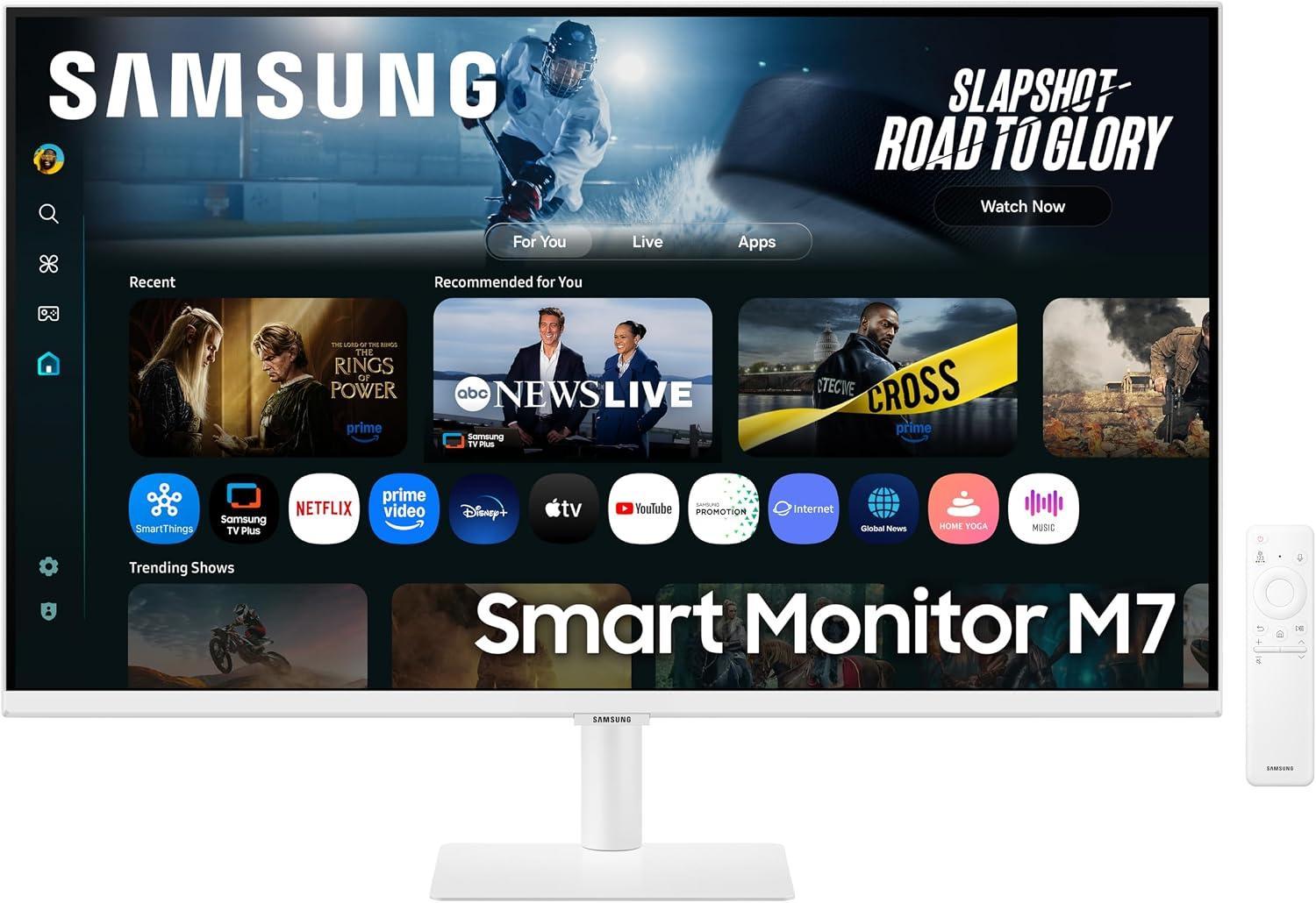 Samsung Smart Monitor M7 M70F 32 inča 4K, beli