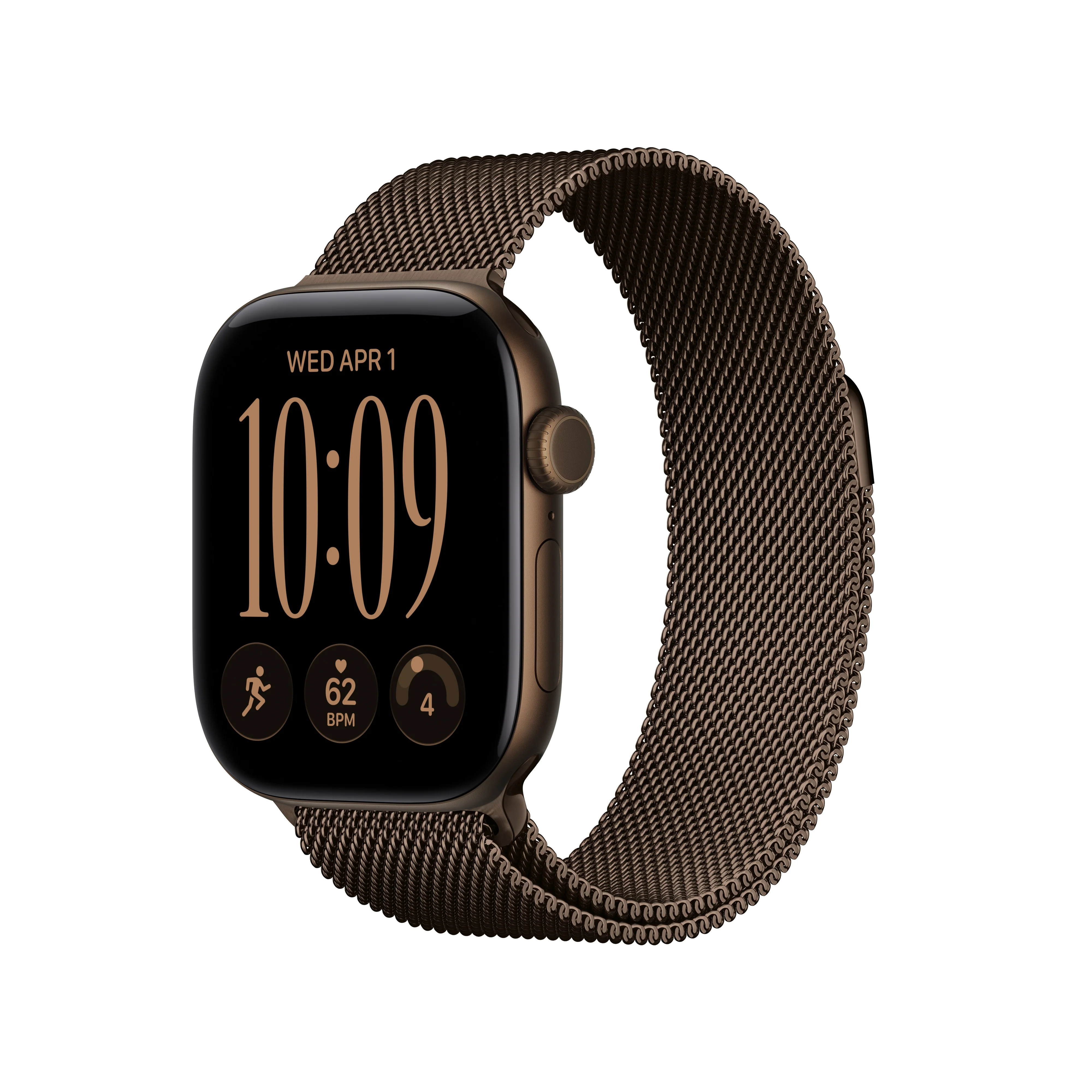 Apple Watch Series 12 GPS + Cellular 42 mm Dark Bronze sa Milanese narukvicom