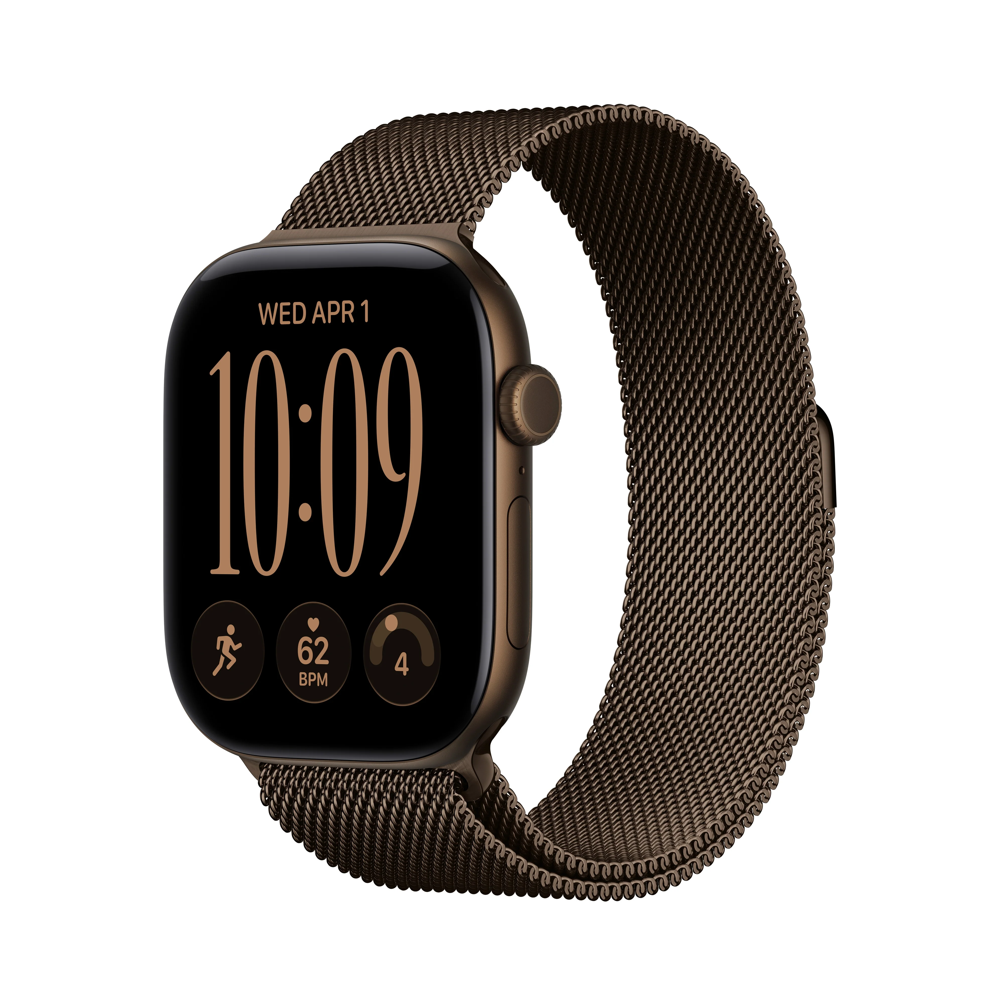 Apple Watch Series 12 GPS + Cellular 46 mm Dark Bronze sa Milanese narukvicom