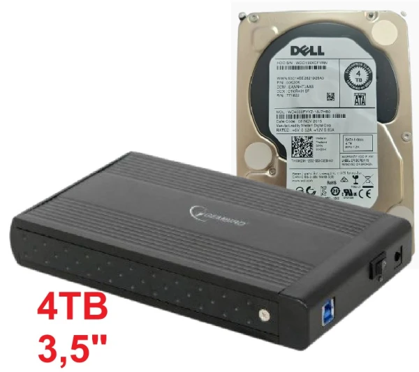 Toshiba/Dell MG03ACA400 eksterni HDD 4 TB sa Gembird kućištem