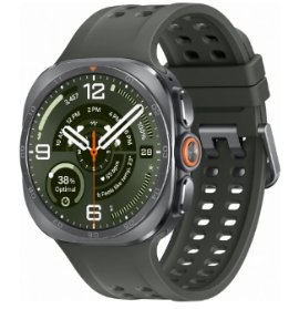 Samsung Galaxy Watch Ultra2 LTE 47 mm, titanijum srebrna sa maslinastim kaišem
