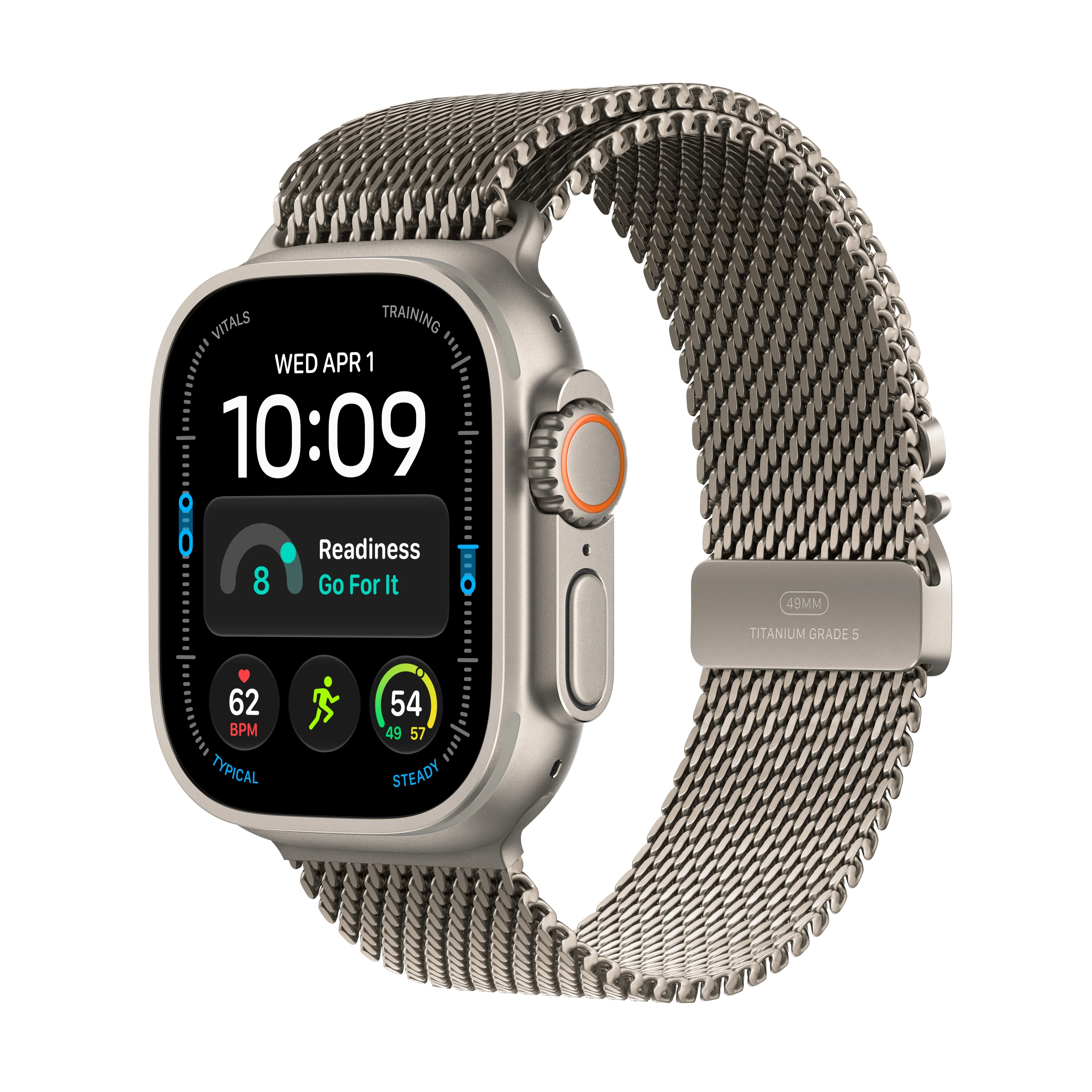 Apple Watch Ultra 4 GPS + Cellular 49 mm, Milanese Loop M