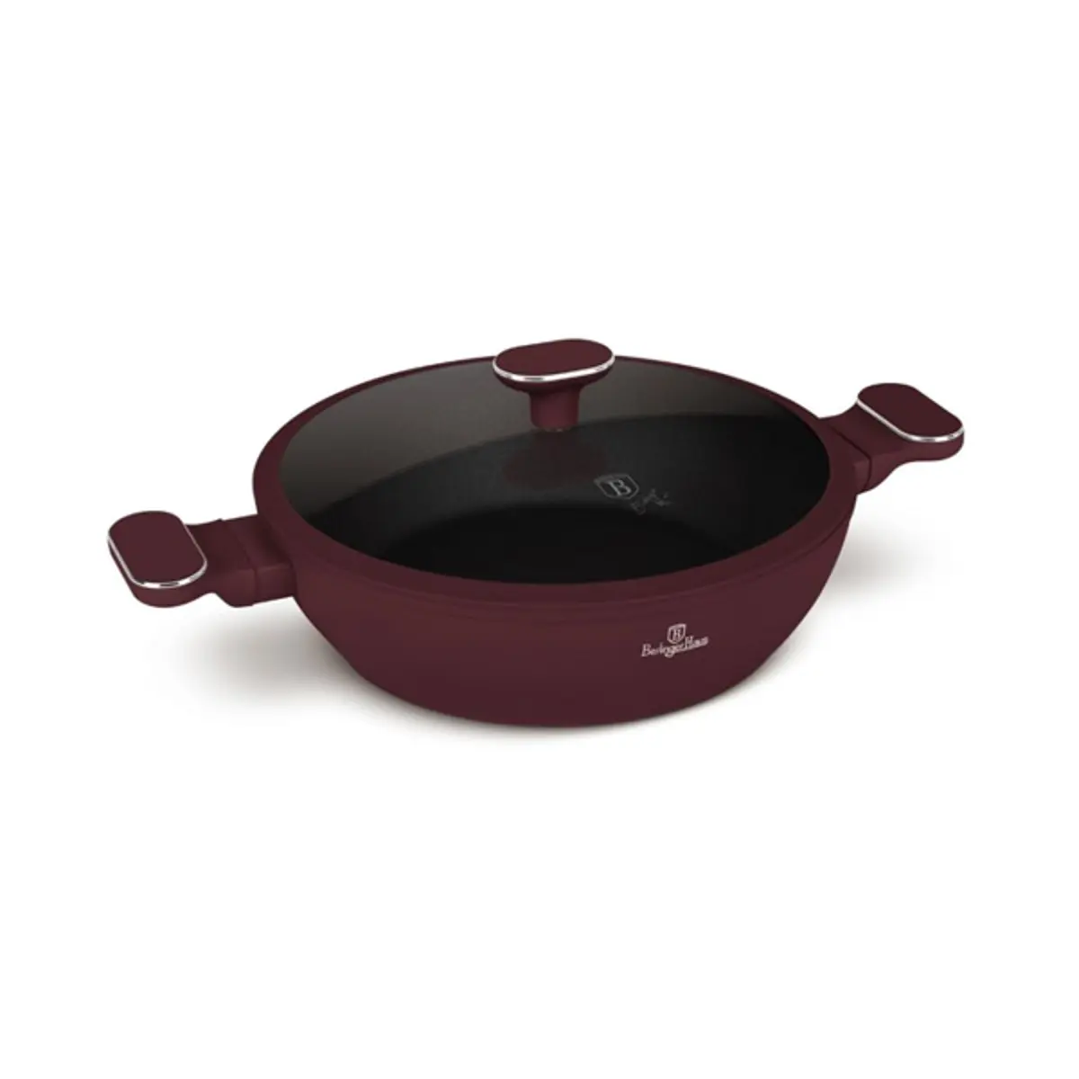 Berlinger Haus Leonardo Neo BH-8434S plitka šerpa sa poklopcem, 28 cm, 3,8 l