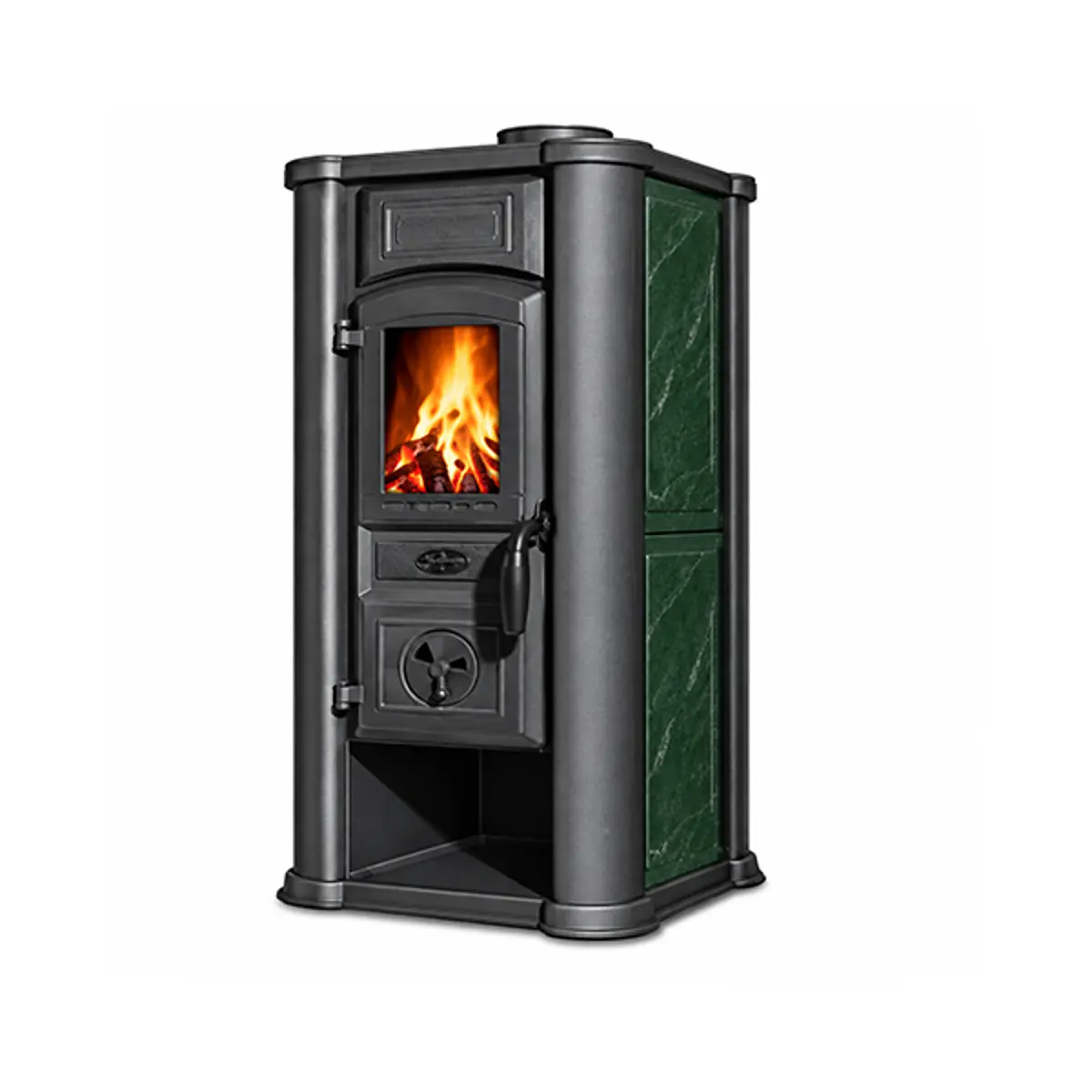 Tim Sistem Diana Eco Metal peć na drva, zelena, 5 kW