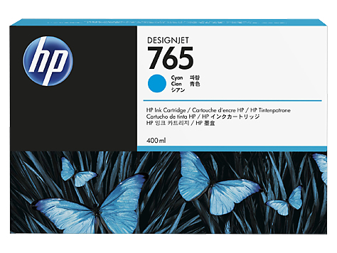HP 765 cyan kertridž za DesignJet, 400 ml