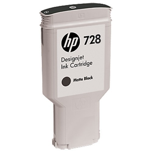 HP 728 mat crni kertridž za DesignJet, 300 ml