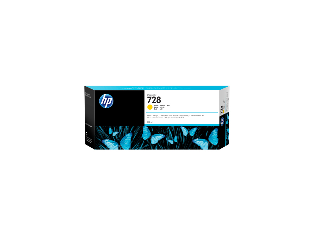 HP 728 F9K15A žuti kertridž za DesignJet, 300 ml