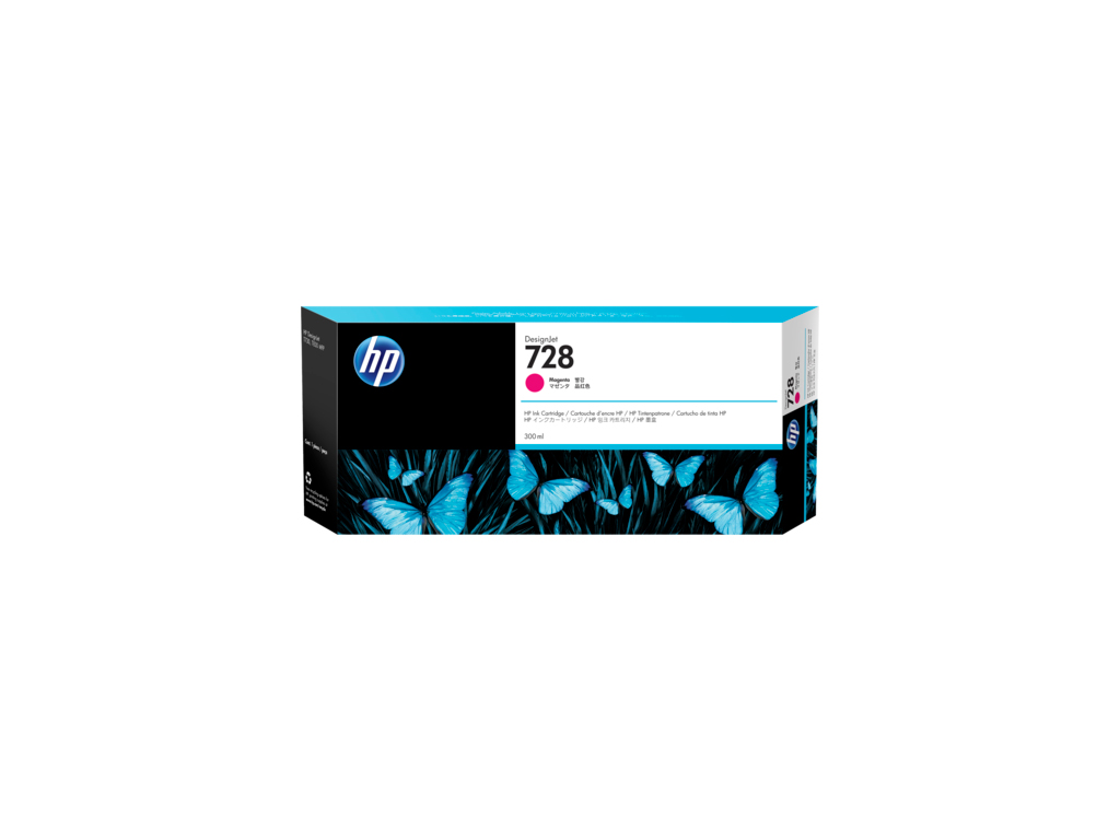 HP 728 F9K16A magenta kertridž za DesignJet, 300 ml