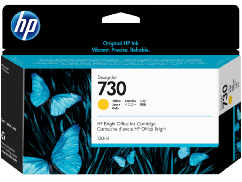 HP 730 žuti kertridž za DesignJet, 130 ml