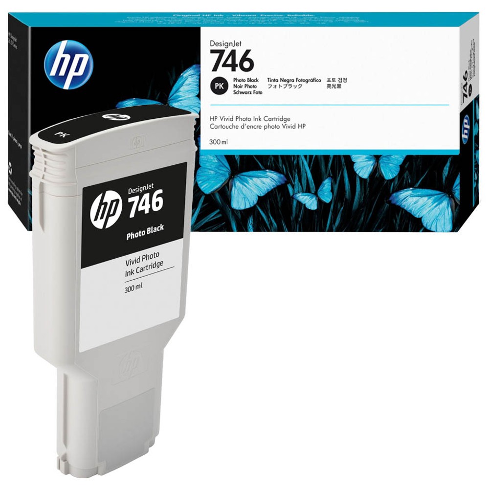 HP 746 P2V82A foto-crni kertridž za DesignJet, 300 ml